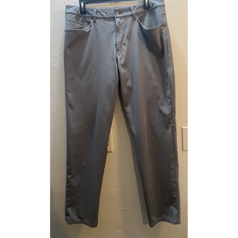 Lululemon‎ Commission Slim Pant Men's 34 Gray Stretch